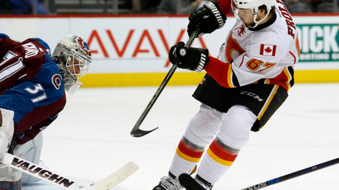 Backlund, Gaudreau score 2 goals each as Flames top Avs, 6-3 (Dec 27, 2016)